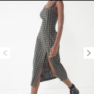 Urban Outfitters Long Plaid Dress S